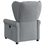 Fauteuil inclinable électrique Gris clair Tissu