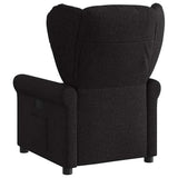 Fauteuil inclinable électrique Noir Tissu