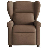 Fauteuil inclinable électrique Marron Tissu