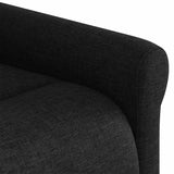 Fauteuil de massage inclinable électrique Noir Tissu