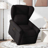 Fauteuil inclinable noir tissu