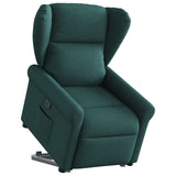 Fauteuil inclinable vert foncé tissu