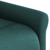 Fauteuil inclinable vert foncé tissu