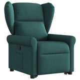 Fauteuil inclinable vert foncé tissu