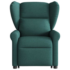 Fauteuil inclinable vert foncé tissu