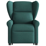 Fauteuil inclinable vert foncé tissu