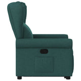 Fauteuil inclinable vert foncé tissu