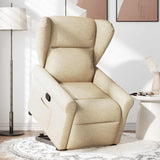 Fauteuil inclinable Crème Tissu
