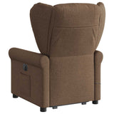 Fauteuil de massage inclinable Marron Tissu