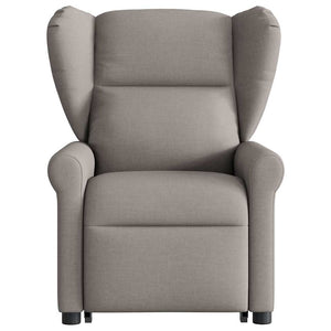 Fauteuil inclinable électrique taupe tissu