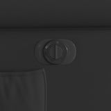 Fauteuil inclinable électrique noir brillant similicuir