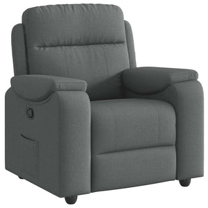 Fauteuil inclinable Gris foncé Tissu