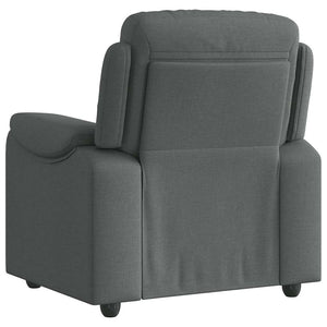 Fauteuil inclinable Gris foncé Tissu