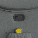 Fauteuil de massage inclinable Gris foncé Tissu