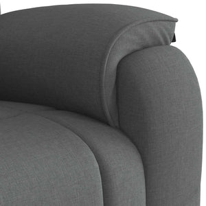 Fauteuil inclinable Gris foncé Tissu