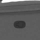 Fauteuil de massage inclinable Gris foncé Tissu