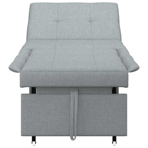 Canapé-Lit Gris clair 194 x 67 x 37 cm tissu