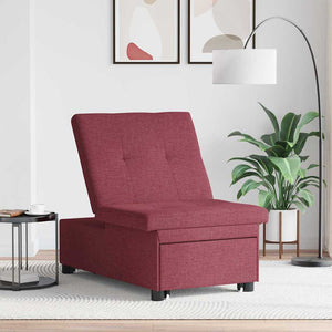 Canapé-Lit Rouge 194 x 67 x 37 cm tissu
