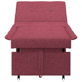 Canapé-Lit Rouge 194 x 67 x 37 cm tissu