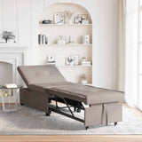 Canapé-Lit Taupe 194 x 67 x 37 cm tissu