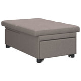 Canapé-Lit Taupe 194 x 67 x 37 cm tissu