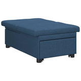 Canapé-Lit Bleu 194 x 67 x 37 cm tissu