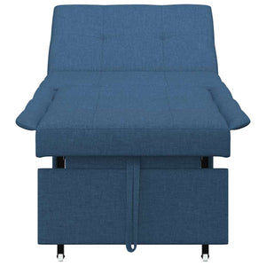 Canapé-Lit Bleu 194 x 67 x 37 cm tissu