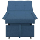Canapé-Lit Bleu 194 x 67 x 37 cm tissu