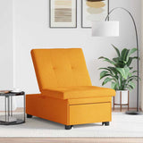 Canapé-Lit Jaune foncé 194 x 67 x 37 cm tissu