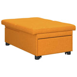 Canapé-Lit Jaune foncé 194 x 67 x 37 cm tissu