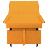 Canapé-Lit Jaune foncé 194 x 67 x 37 cm tissu