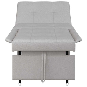 Canapé-Lit Gris 194 x 67 x 37 cm tissu