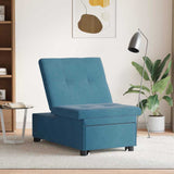 Canapé-lit Bleu 67 x 194 x 38 cm Velours