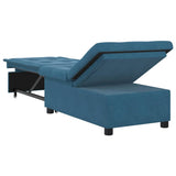 Canapé-lit Bleu 67 x 194 x 38 cm Velours