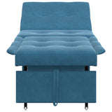 Canapé-lit Bleu 67 x 194 x 38 cm Velours