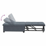 Canapé-lit Gris foncé 67 x 194 x 38 cm Velours