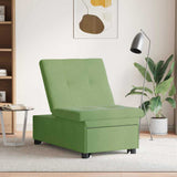 Canapé-lit Vert clair 67 x 194 x 38 cm Velours