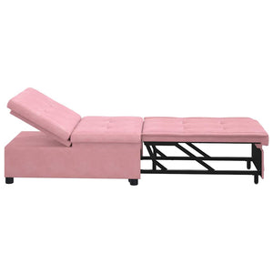 Canapé-lit Rose 67 x 194 x 38 cm Velours