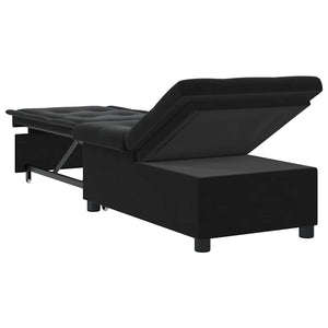 Canapé-lit Noir 67 x 194 x 38 cm Velours