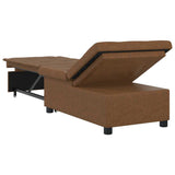 Canapé-lit Marron 67 x 194 x 38 cm Cuir suédé faux