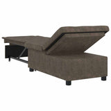 Canapé-lit Gris foncé 67 x 194 x 38 cm Cuir suédé faux