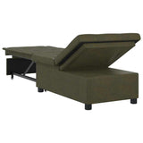 Canapé-lit Vert armée 67 x 194 x 38 cm Cuir suédé faux