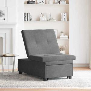 Canapé-Lit Gris foncé 67 x 194 x 82 cm