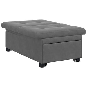 Canapé-Lit Gris foncé 67 x 194 x 82 cm