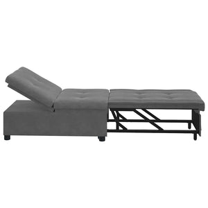 Canapé-Lit Gris foncé 67 x 194 x 82 cm