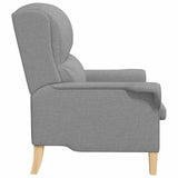 fauteuil Gris clair 76 x 94 x 102 cm tissu