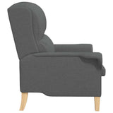 fauteuil Gris foncé 76 x 94 x 102 cm tissu