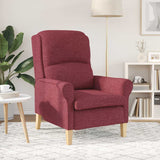 fauteuil Rouge bordeaux 76 x 94 x 102 cm tissu
