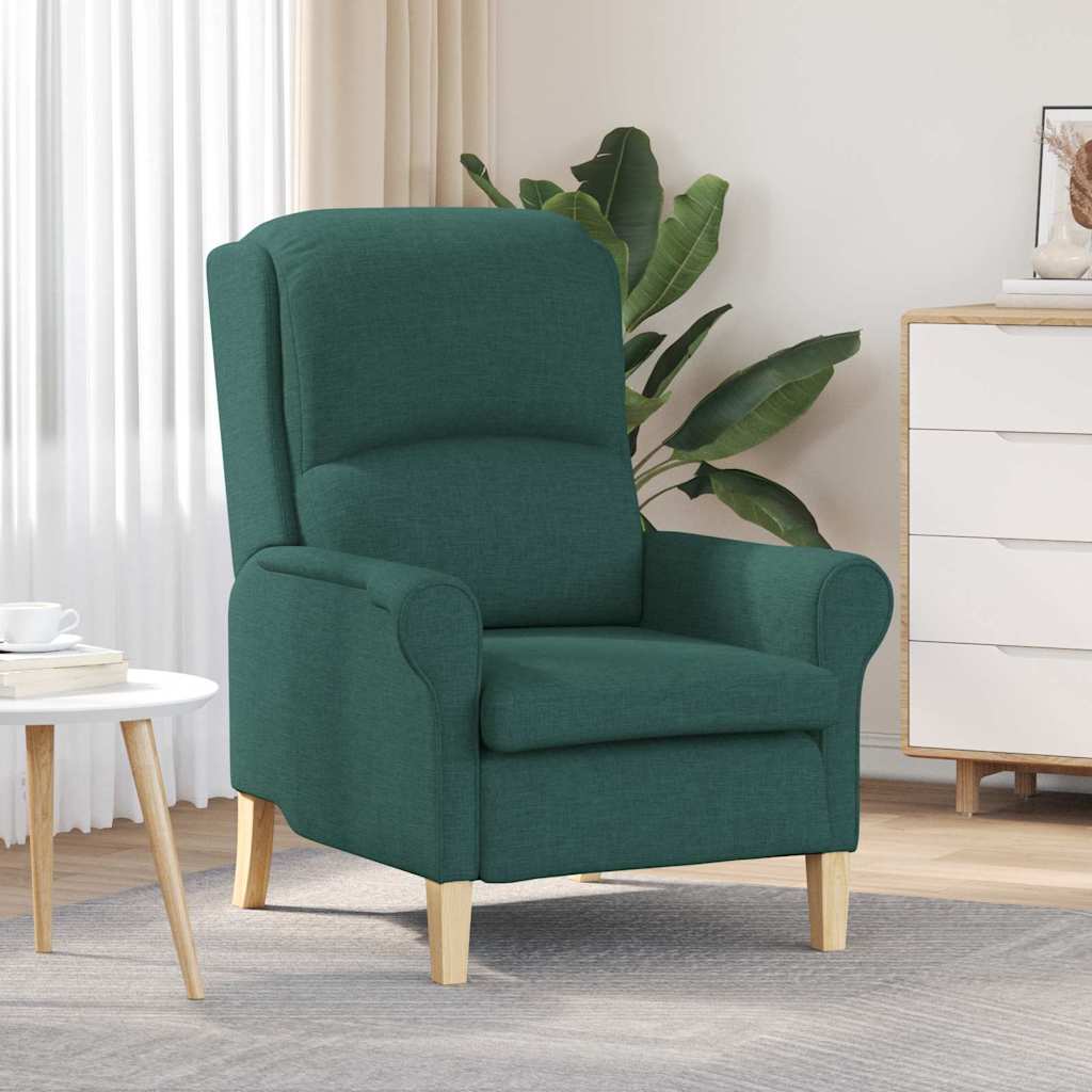 fauteuil Vert foncé 76 x 94 x 102 cm tissu