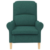fauteuil Vert foncé 76 x 94 x 102 cm tissu